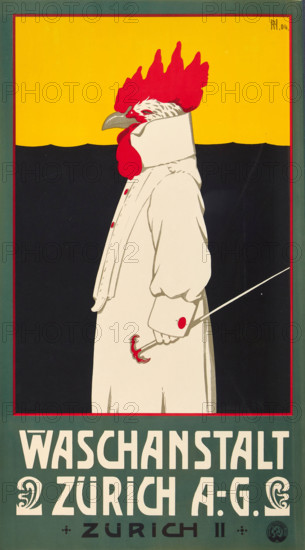 Waschanstalt Zürich, 1904. Creator: Hardmeyer, Robert (1876-1919).