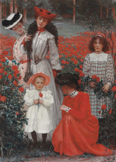 A Family Group, c1898. Creator: Herter, Albert (1871-1950).