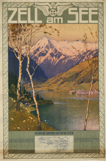 Imperial Royal Austrian State Railways: Zell am See, c1900-1910. Creator: Jahn, Gustav (1879-1919).