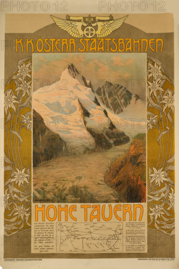 Imperial Royal Austrian State Railways: Hohe Tauern, c1900-1910. Creator: Jahn, Gustav (1879-1919).