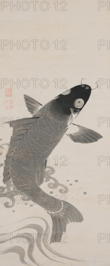 Carp, Second Half of the 18th cen.. Creator: Jakuchu, Ito (1716-1800).