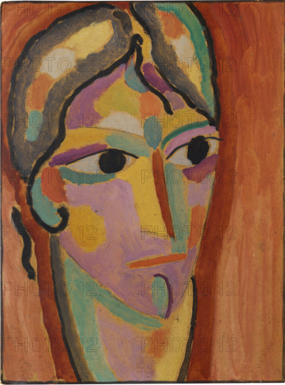 Mystical Head: Despite, c1918. Creator: Javlensky, Alexei, von (1864-1941).