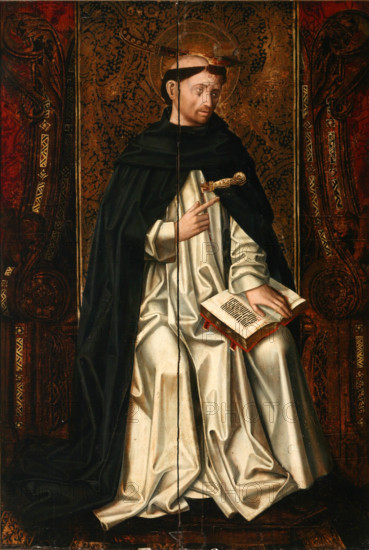 Saint Peter Martyr, 1475-1499. Creator: Jiménez (Ximénez), Miguel (active 1462-1505).