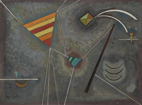 Weissgebunden (White-bound), 1929. Creator: Kandinsky, Wassily Vasilyevich (1866-1944).