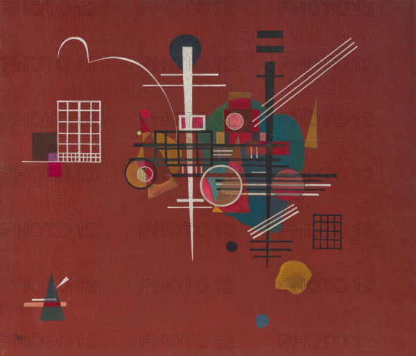 Dull Red, 1927. Creator: Kandinsky, Wassily Vasilyevich (1866-1944).