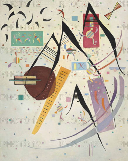 Black Tips, 1937. Creator: Kandinsky, Wassily Vasilyevich (1866-1944).