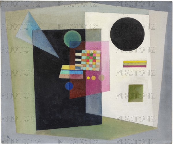 Behauptend (Claiming), 1926. Creator: Kandinsky, Wassily Vasilyevich (1866-1944).