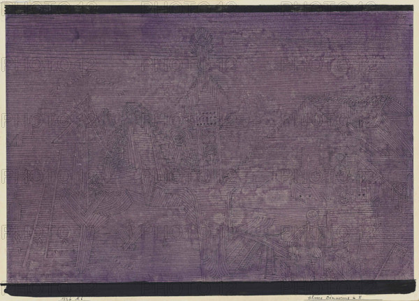 Heavy twilight in X., 1926. Creator: Klee, Paul (1879-1940).