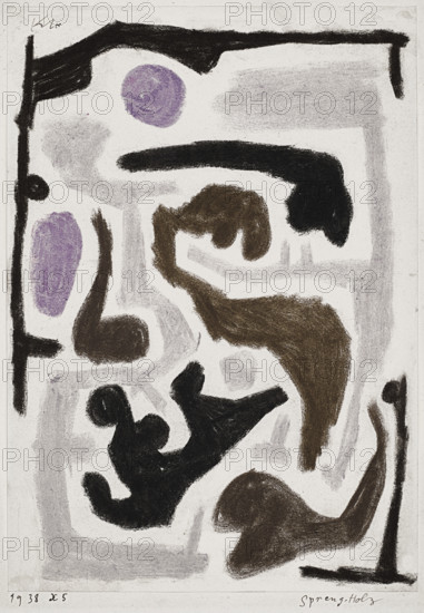 Spreng=Holz, 1938. Creator: Klee, Paul (1879-1940).