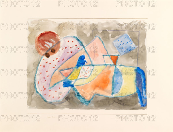 Reclining Woman, 1933. Creator: Klee, Paul (1879-1940).