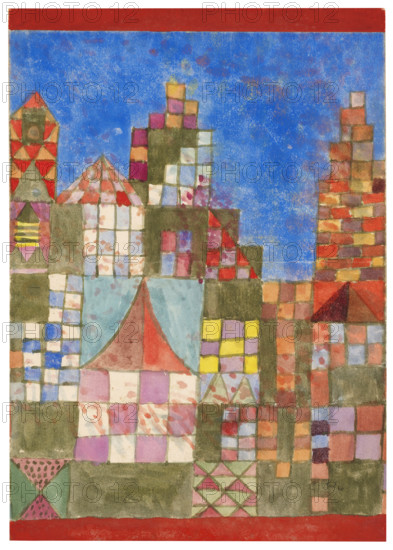 East-West Buildings, 1928. Creator: Klee, Paul (1879-1940).