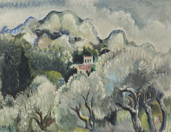 Landscape before storm, 1938. Creator: Kleinschmidt, Paul (1883-1949).