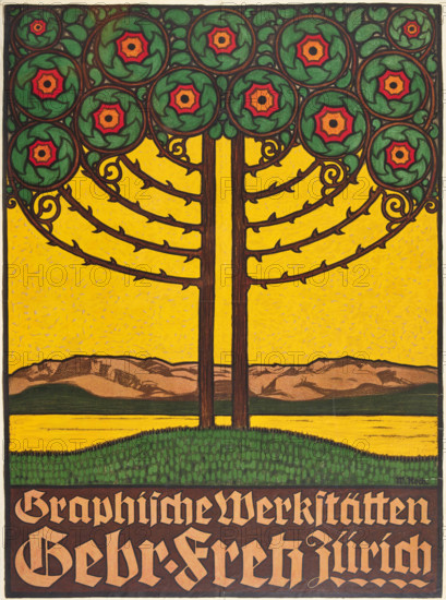 Grafische Werkstätten Gebrüder Fretz Zürich, 1913. Creator: Koch, Walther (1875-1915).