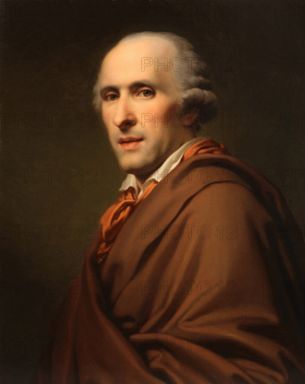 Portrait of the sculptor Antonio Canova (1757-1822), 1806. Creator: Lampi, Johann-Baptist von, the Elder (1751-1830).