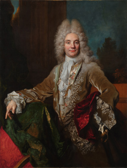 Portrait of Pierre-Joseph Titon (1686-1758), seigneur de Cogny, vicomte de La Forêt-Tornier, 1715. Creator: Largillière, Nicolas, de (1656-1746).