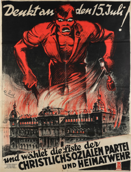 Remember July 15th!, 1930. Creator: Ledl, Rudolf (1887-1945).