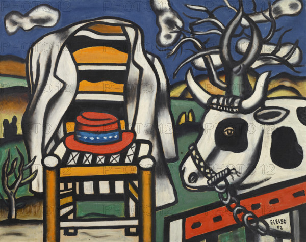 A cow and a red hat, 1952. Creator: Léger, Fernand (1881-1955).