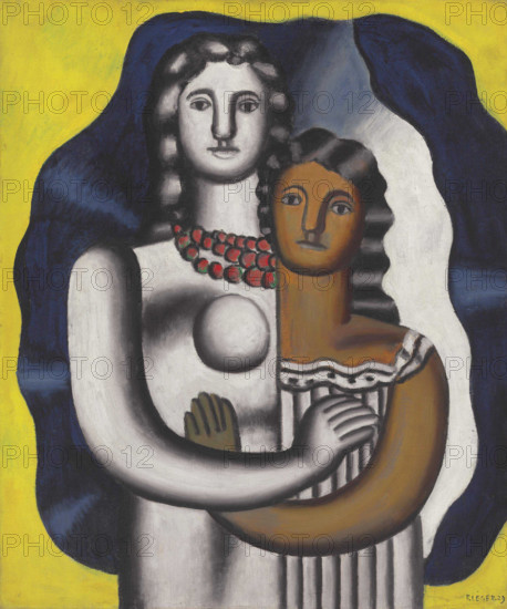 Two Figures, 1929. Creator: Léger, Fernand (1881-1955).