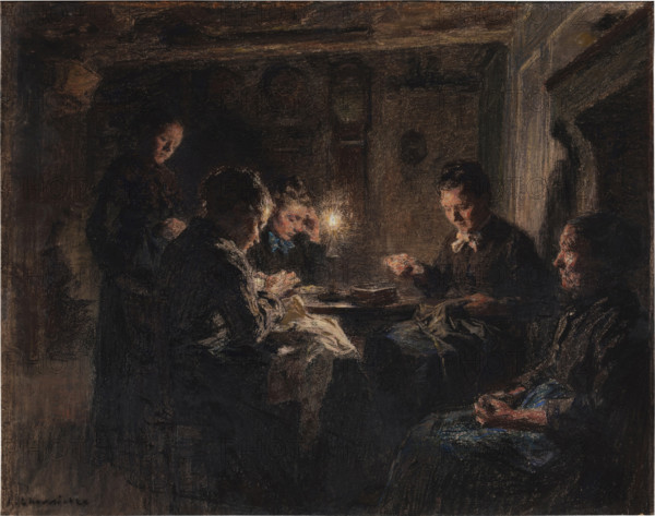 The Seamstresses, 1885-1887. Creator: Lhermitte, Léon (1844-1925).