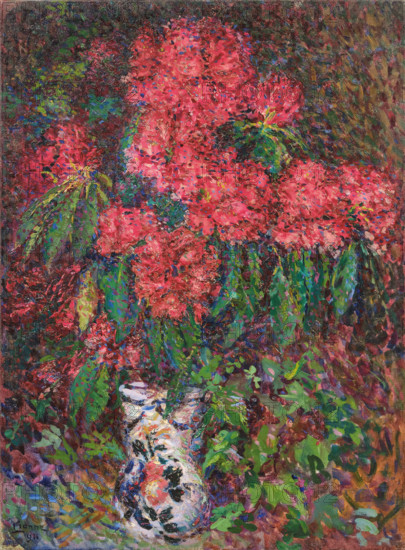 Vase of flowers, 1911. Creator: Lionne (Della Leonessa), Enrico (1865-1921).