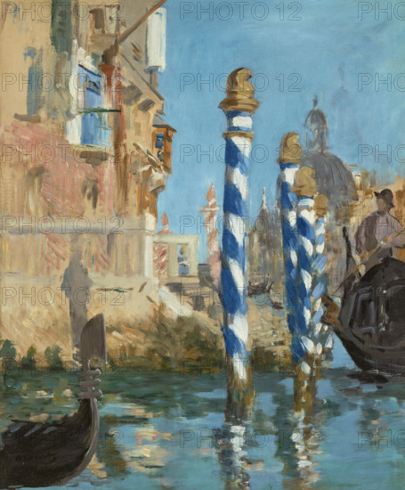 The Grand Canal in Venice, 1874. Creator: Manet, Édouard (1832-1883).