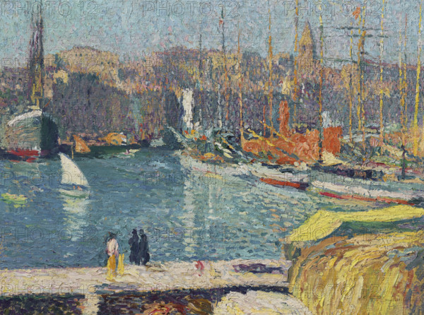 The old port of Marseille. Creator: Martin, Henri (1860-1943).