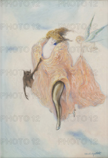 Corteo, 1912. Creator: Martini, Alberto (1876-1954).