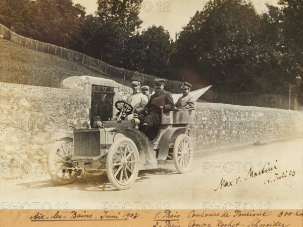 Aix-les-Bains road race. June 1903, 1903. Creator: Martini, Max von (1879-1953).