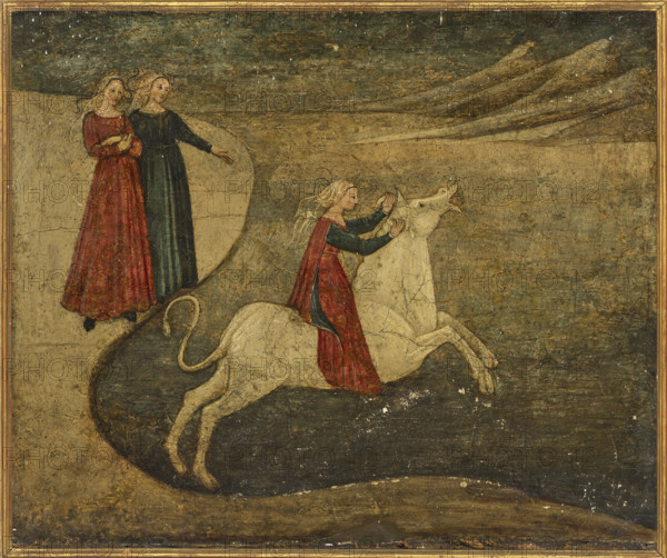 The Rape of Europa. Creator: Master of 1441 (active Mid of 15th cen.).