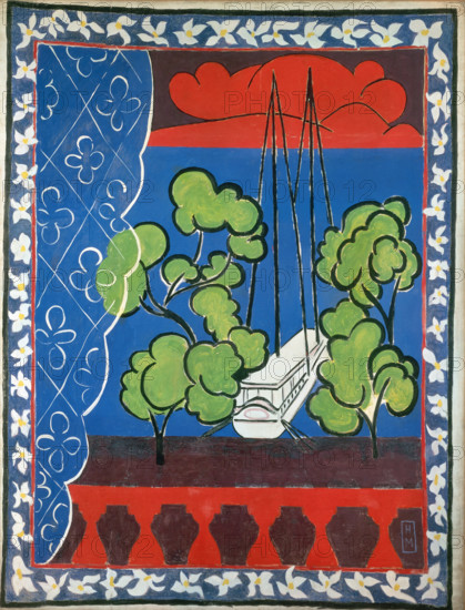 Window at Tahiti II, 1935. Creator: Matisse, Henri (1869-1954).