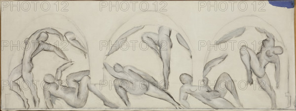Study for Barnes Mural "The Dance", Gray Harmony, 1930-1931. Creator: Matisse, Henri (1869-1954).