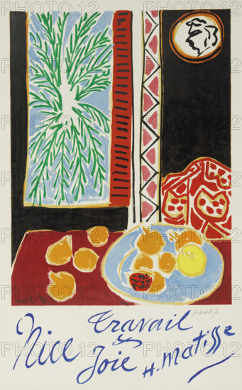 Nice Travail et Joie, 1947. Creator: Matisse, Henri (1869-1954).