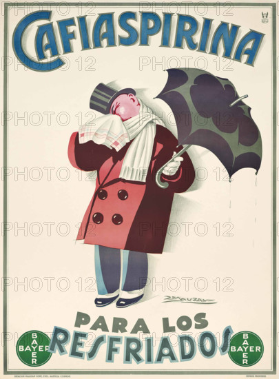 Cafiaspirina, 1930. Creator: Mauzan, Luciano Achille (1883-1952).