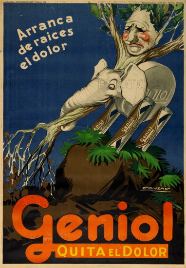 Geniol, 1930. Creator: Mauzan, Luciano Achille (1883-1952).