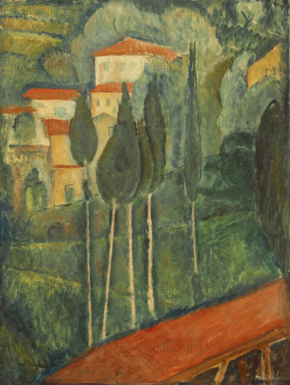 Paysage dans le Midi, 1919. Creator: Modigliani, Amedeo (1884-1920).
