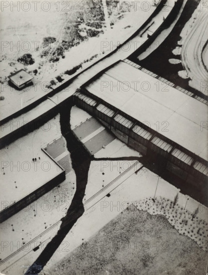 View from the Radio Tower, Berlin, 1928. Creator: Moholy-Nagy, Laszlo (1895-1946).