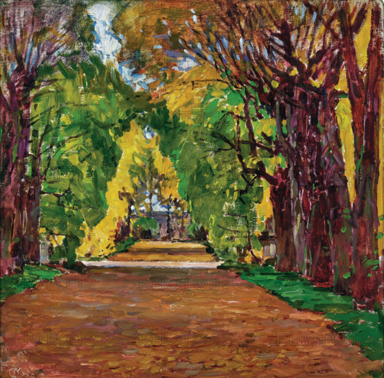 Castle park in Jaispitz near Znojmo, c1921. Creator: Moll, Carl (1861-1945).