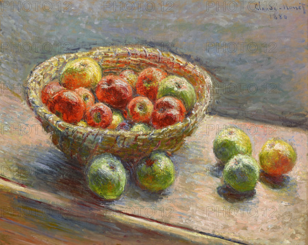 The basket of apples, 1880. Creator: Monet, Claude (1840-1926).
