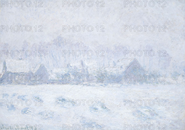 Effet de neige à Giverny (Effect of Snow in Giverny), 1893. Creator: Monet, Claude (1840-1926).