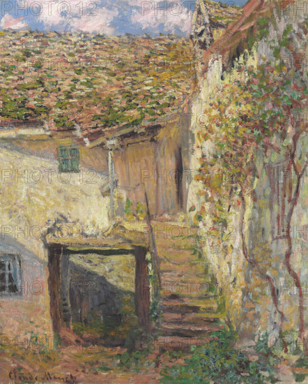 The Staircase, 1878. Creator: Monet, Claude (1840-1926).