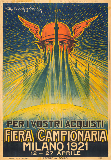 Fiera Campionaria Milano, 1921. Creator: Muggiani, Giorgio (1887-1938).