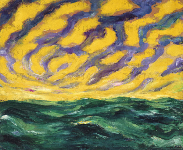 Autumn Sea XVI, 1911. Creator: Nolde, Emil (1867-1956).