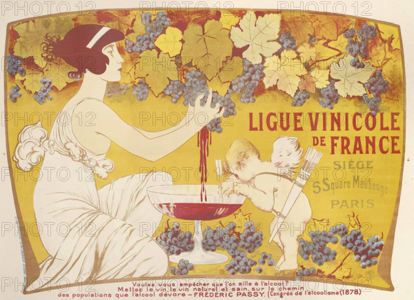 Ligue Vinicole de France, c1901. Creator: Orazi, Manuel (1860-1934).