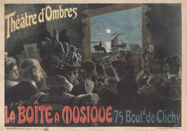Théâtre d'Ombres, 1897. Creator: Redon, Georges (1869-1943).