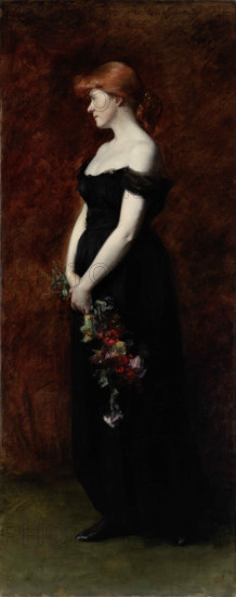 Portrait of the pianist Miss Mosher, c1887. Creator: Roederstein, Ottilie Wilhelmine (1859-1937).