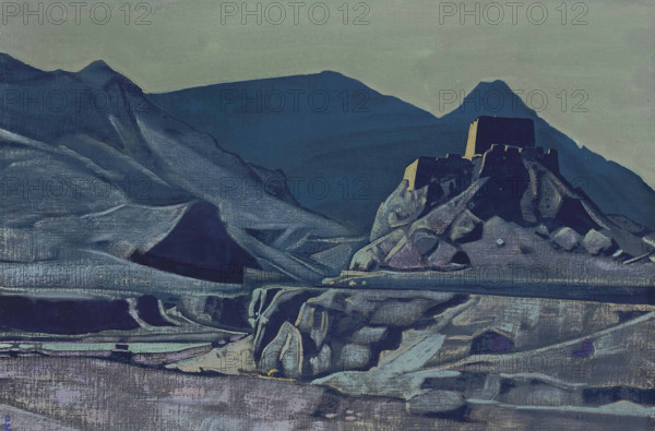 Sanctuaries and Citadels, from the series Sanctuaries and Citadels, 1925. Creator: Roerich, Nicholas (1874-1947).