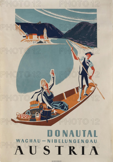 Danube Valley - Austria, 1930s. Creator: Roller, Alfred (1864-1935).