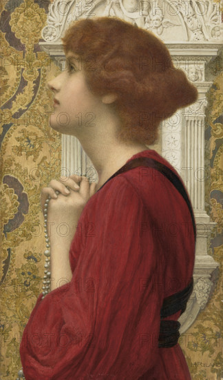 The guarded flame. Creator: Ryland, Henry (1856-1924).