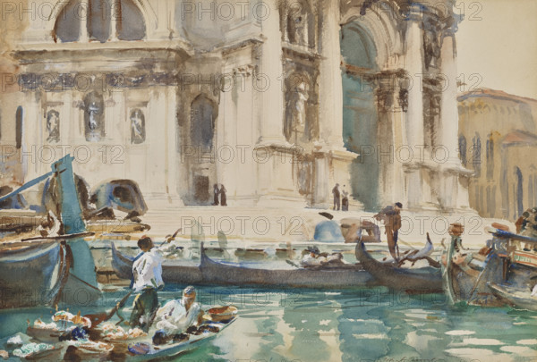 The Façade of La Salute, Venice, c1903. Creator: Sargent, John Singer (1856-1925).