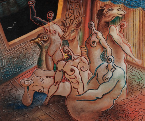 La partenza della colomba (The departure of the dove), 1930. Creator: Savinio, Alberto (1891-1952).